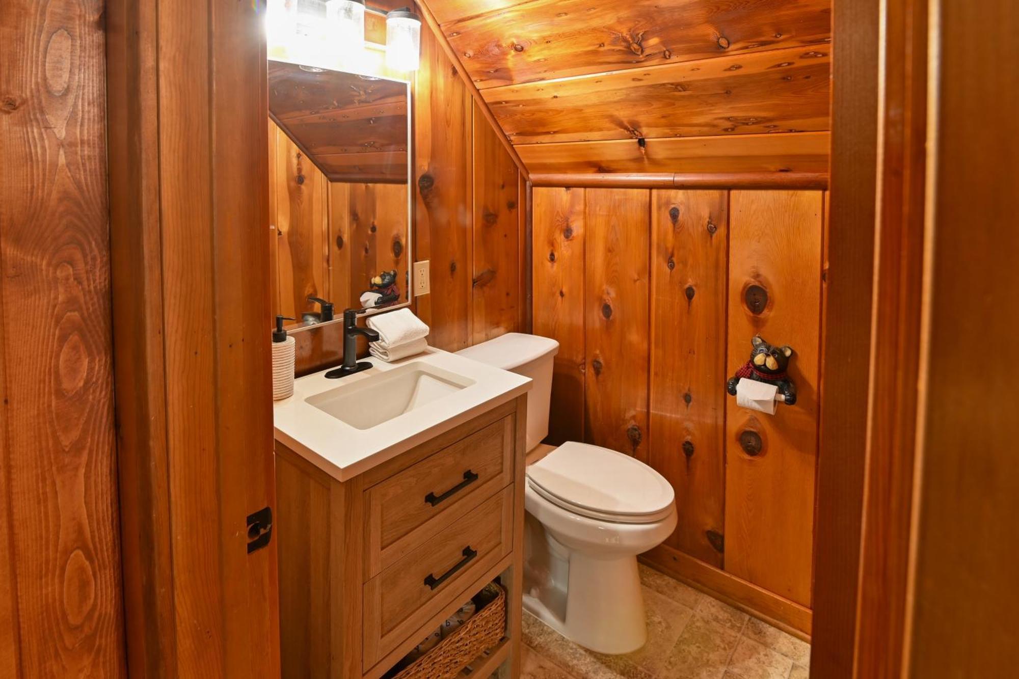 Harris Lakeview Cabin Bass Lake Exterior photo